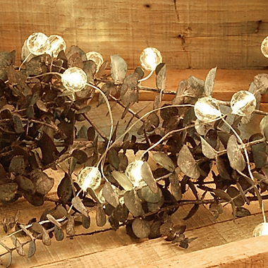 Battery Operated Submersible 40-Light Mini String Lights with Crystal Balls. View a larger version of this product image.