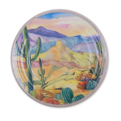 Desert Landscape Melamine Salad Plate
