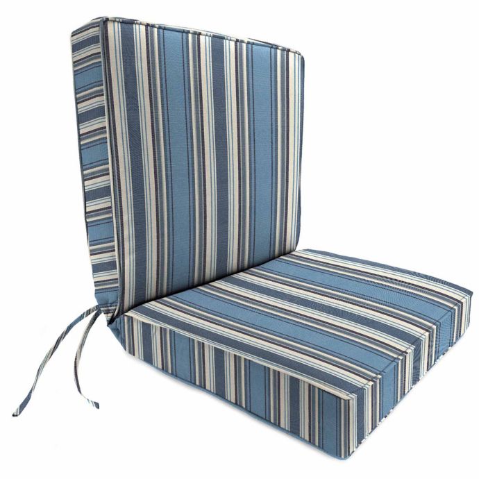 44-Inch x 22-Inch Dining Chair Cushion in Sunbrella® Aynovack Nautical