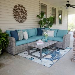 Blue Outdoor Sectional Bed Bath Beyond