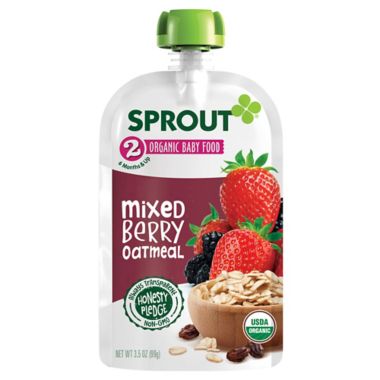 Sprout&reg; 3.5 oz. Stage 2 Mixed Berry Organic Oatmeal. View a larger version of this product image.