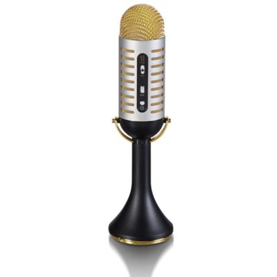 toy microphone with stand