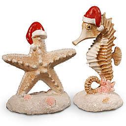 National Tree Company® 2-Piece Seahorse and Starfish Christmas Décor Set