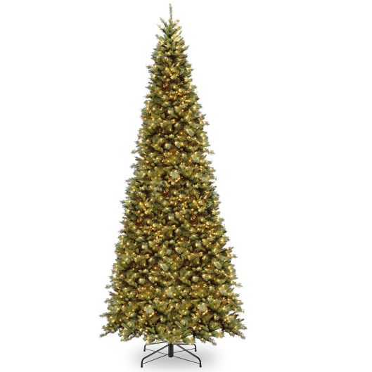 National Tree Company Pre Lit Tiffany Fir Slim Artificial Christmas Tree Bed Bath Beyond