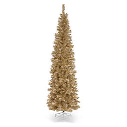 National Tree Company® 7-Foot Tinsel Christmas Tree in Champagne