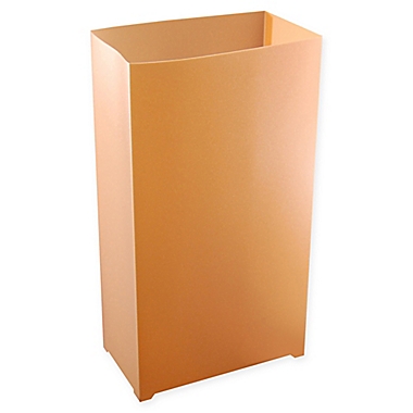 10-Count Plastic Luminaria Lantern in Tan. View a larger version of this product image.