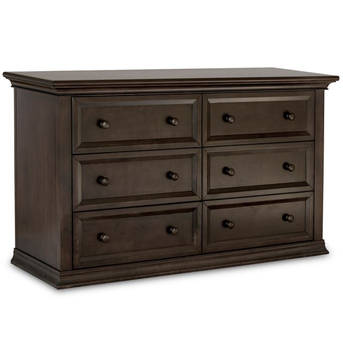 Evolur Napoli Double Dresser In Cafe Noir Bed Bath Beyond