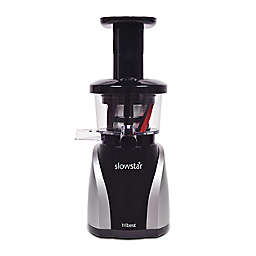 Tribest® Slowstar® Vertical Slow Juicer and Mincer in Black/Silver