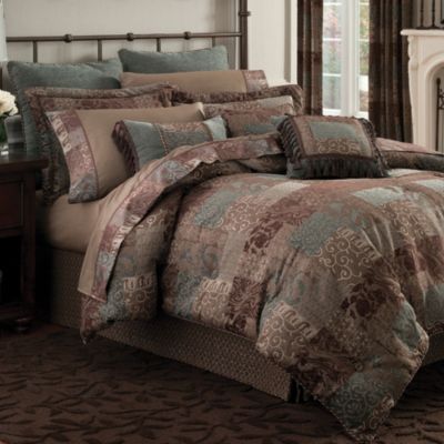 Croscill® Galleria Comforter Set In Chocolate | Bed Bath And Beyond Canada