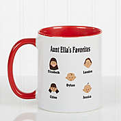Character Collection Grandparent 11 oz. Coffee Mug in Red/White