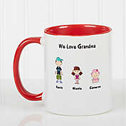 Character Collection 11 oz. Coffee Mug in Red/White