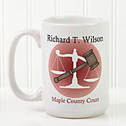 Coffee & Counsel 15 oz. Coffee Mug in White