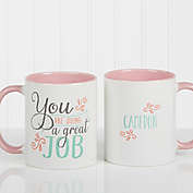 Daily Cup of Inspiration 11 oz. Coffee Mug in Pink
