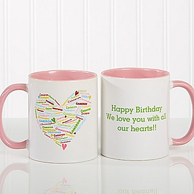 Her Heart of Love Coffee Mug. View a larger version of this product image.
