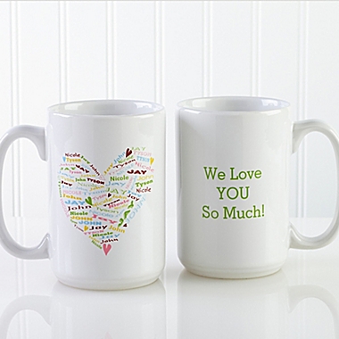 Her Heart of Love 15 oz. Coffee Mug in White. View a larger version of this product image.