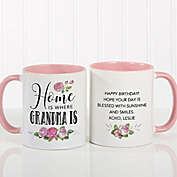 &quot;Home Is Where Mom Is&quot; 11 oz. Coffee Mug in Pink