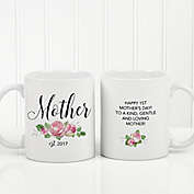 New Mom Floral Coffee Mug