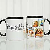 They&#39;re Worth Spoiling 11 oz. Coffee Mug in White/Black