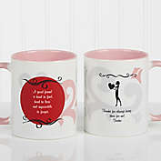 What Friends Are For 11 oz. Coffee Mug in Pink/White