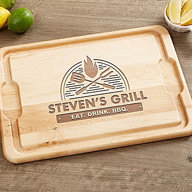 The Grill 12-Inch x 17-Inch Maple Cutting Board. View a larger version of this product image.