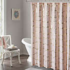 Alternate image 0 for Intelligent Design Raina Metallic Shower Curtain in Pink