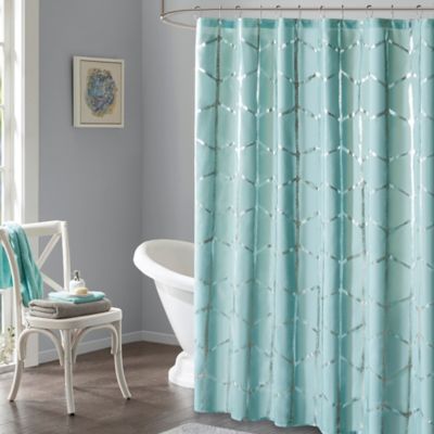 AQUA Elephants Fabric  Shower Curtain includes 12 metal rings 
