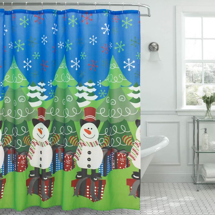 Bed Bath And Beyond Christmas Shower Curtains