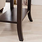 Alternate image 3 for Leick Home Tray Edge Chairside Table in Chocolate Cherry