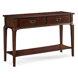 Leick Home Stratus 2-Drawer Sofa Table with Chocolate Cherry Finish