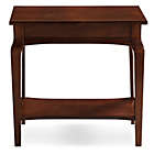 Alternate image 1 for Leick Home Stratus Narrow Chairside Table with Chocolate Cherry Finish