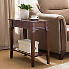 Alternate image 3 for Leick Home Stratus Narrow Chairside Table with Chocolate Cherry Finish