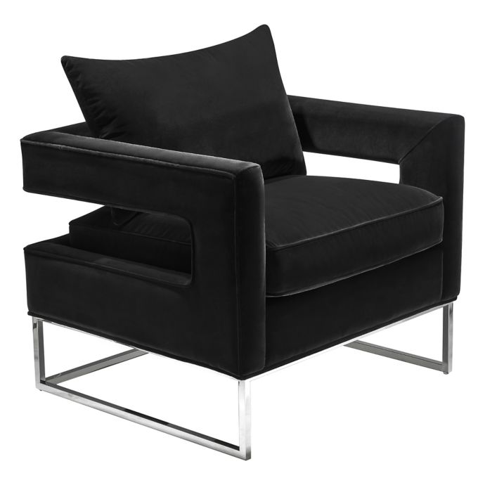 Olivya Club Chair In Black Bed Bath Beyond