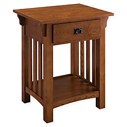 Leick Home Mission Impeccable Nightstand in Oak