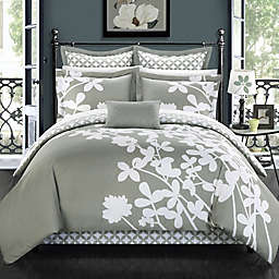 Chic Home Sire 7-Piece Reversible King Comforter Set in Grey