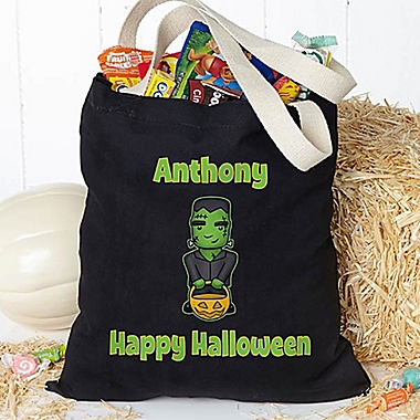 Halloween Characters Treat Tote Bag. View a larger version of this product image.