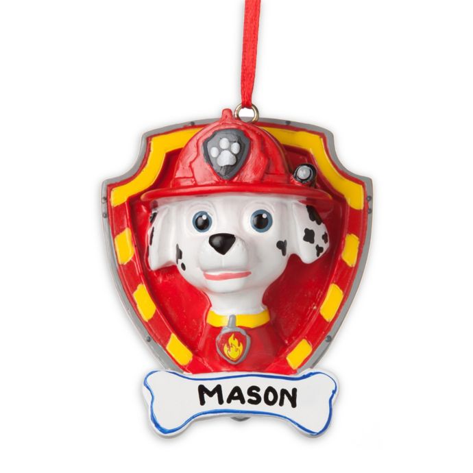 PAW Patrol Best Pup Pals Marshall Christmas Ornament Bed Bath & Beyond