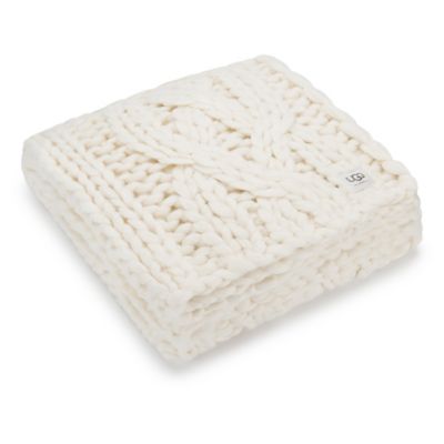 ugg cable knit throw