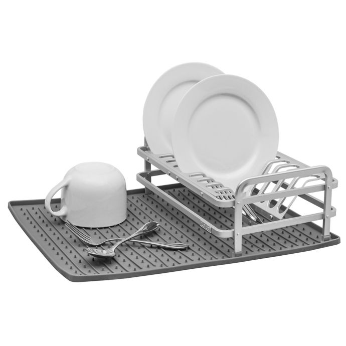 Ta Da Aluminum Dish Rack With Drysmart Mat Bed Bath Beyond