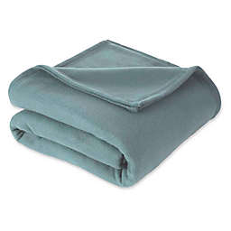 Martex Super Soft Fleece Full/Queen Blanket in Dusty Blue