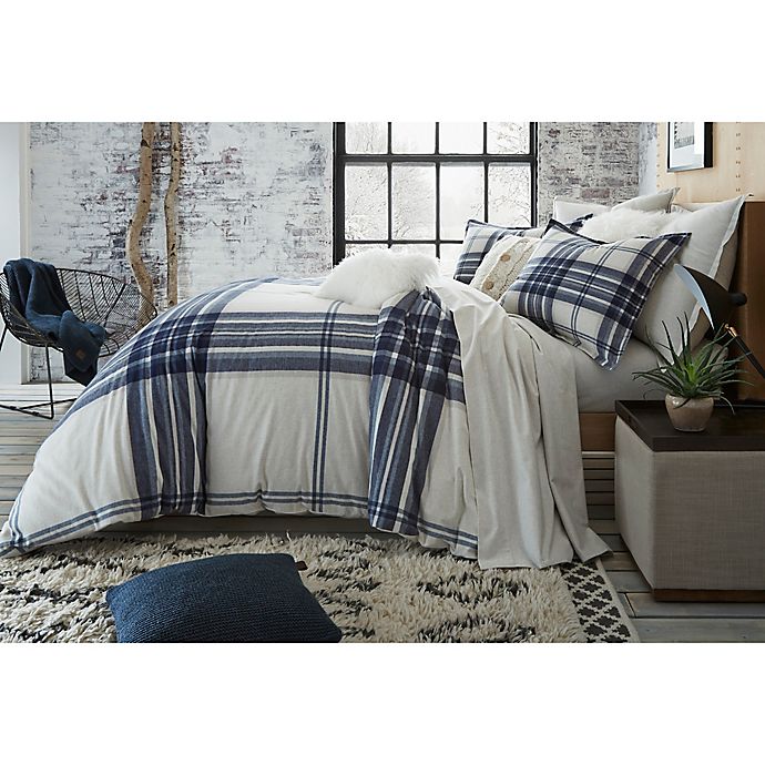 Ugg Dakota Plaid Cotton Flannel Duvet Cover Bed Bath And Beyond