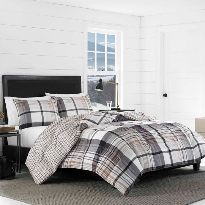 Eddie Bauer® Normandy Plaid Reversible Comforter Set | Bed ...