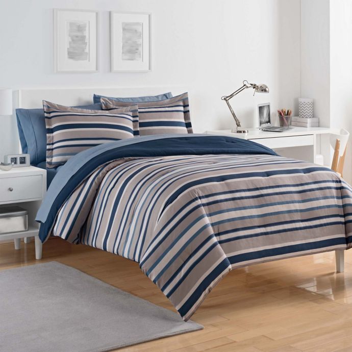 Izod Bradley Stripe Comforter Set Bed Bath Beyond