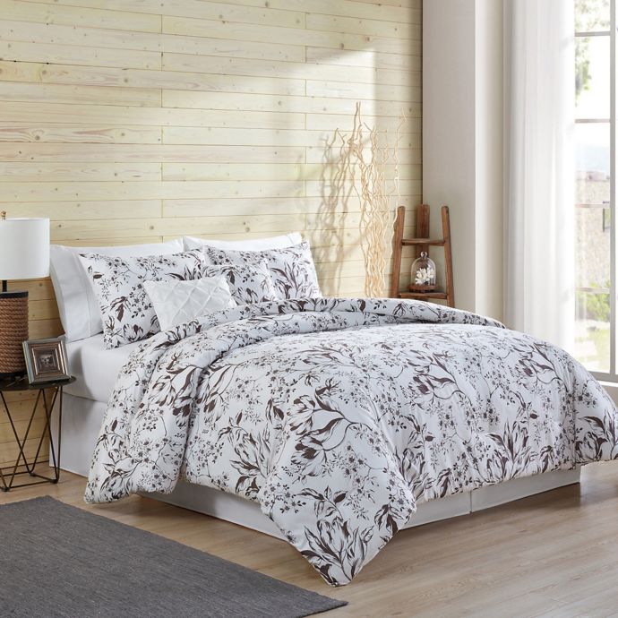 Vcny Home Faye 5 Piece Comforter Set In White Bed Bath Beyond