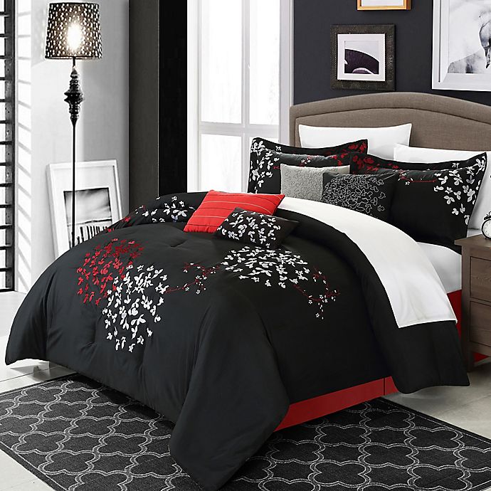 Chic Home Budz 12-Piece Comforter Set | Bed Bath & Beyond