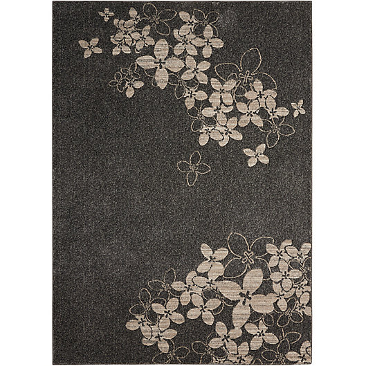 Alternate image 1 for Nourison Maxell Machine Woven Rug in Charcoal