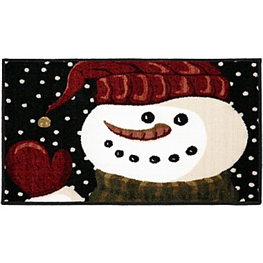 Brumlow Mills&reg; Midnight Snowman Accent Rug in Dark Blue. View a larger version of this product image.