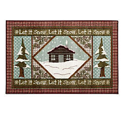 Brumlow Mills® Snowy Cabin Multicolor Accent Rug