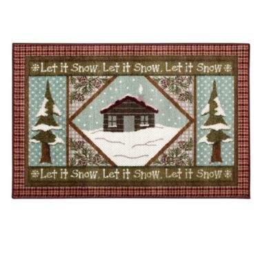 Brumlow Mills&reg; Snowy Cabin Multicolor Accent Rug. View a larger version of this product image.
