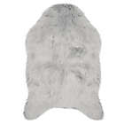 Alternate image 0 for Jean Pierre Faux Fur 2&#39;4" x 4&#39; Accent Rug in Light Grey