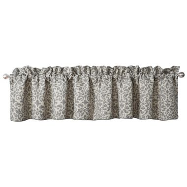 Waterford® Charlize Scalloped Window Valance | Bed Bath & Beyond